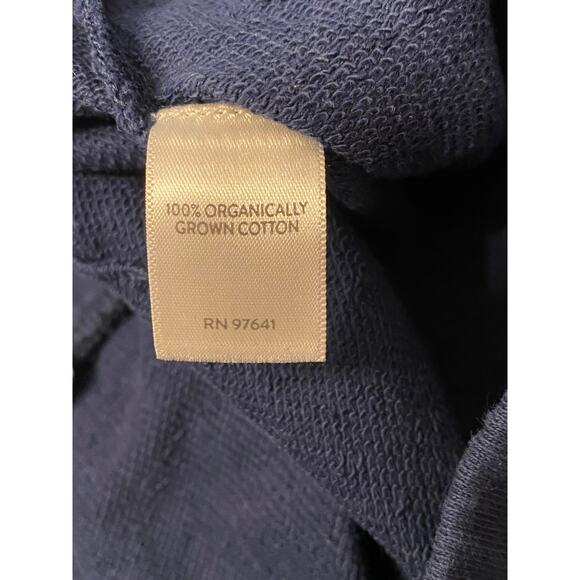 Pure Jill J.Jill Organic Cotton Wide Leg Pull On Blue Lounge Pants Small Casual - Picture 7 of 8